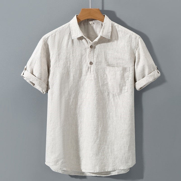 Heren Poloshirt – Relaxed Fit – Ademend – Korte Mouw – Borstzak – Casual Look