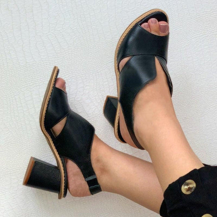 Olga | Stijlvolle Open Hakken met Elegant Design voor Dames