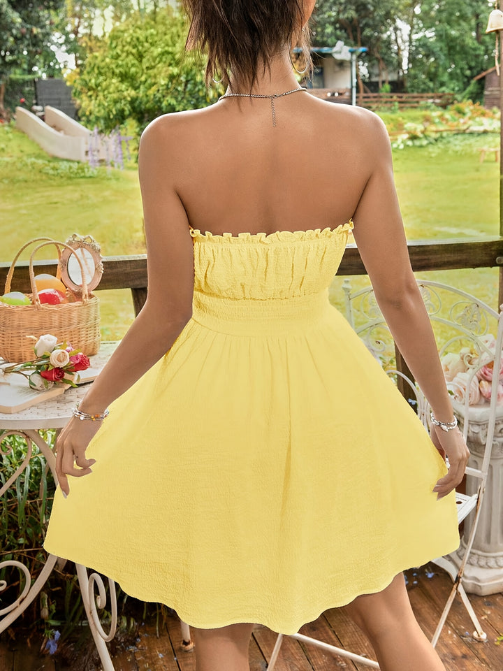 Olivia | Zomerjurk met Strikdetail