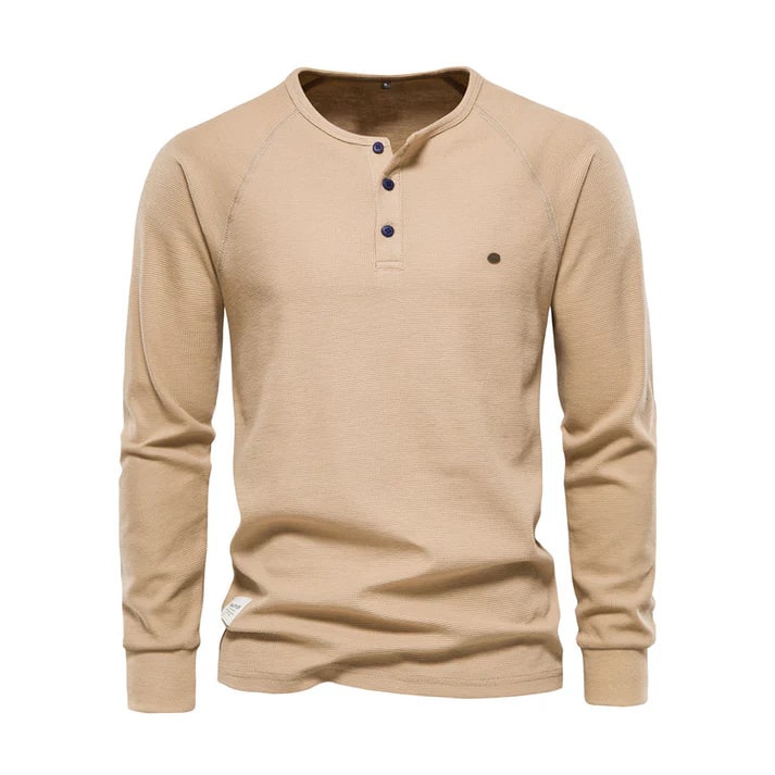 Olivier -  Klassieke Henley Trui voor Heren