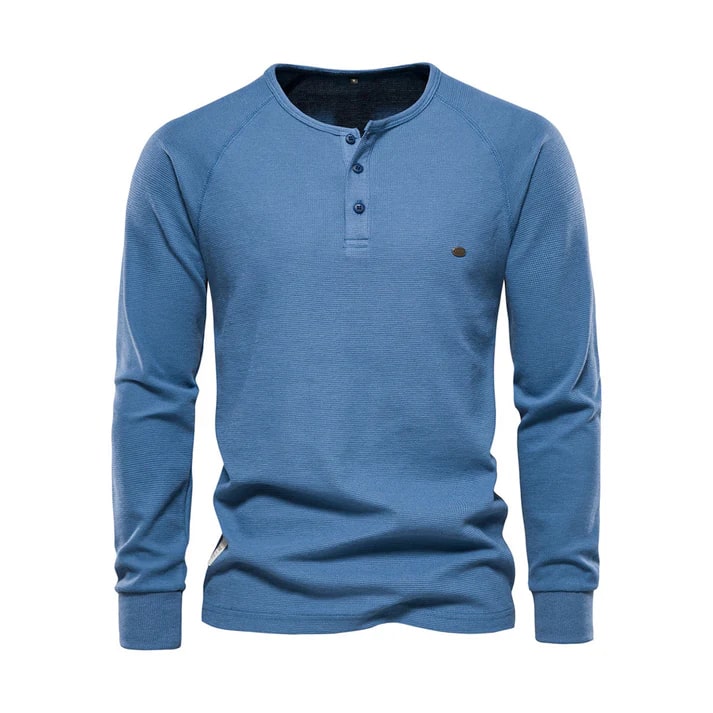 Olivier -  Klassieke Henley Trui voor Heren