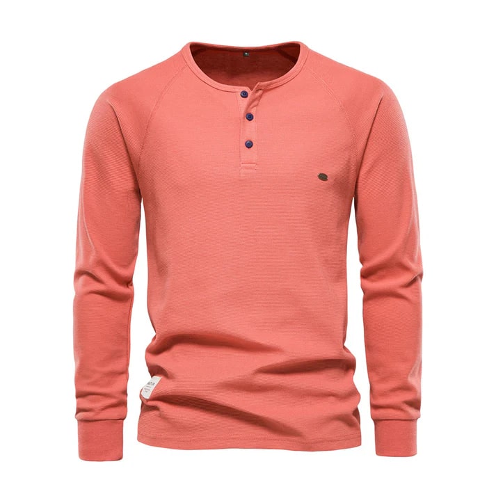 Olivier -  Klassieke Henley Trui voor Heren
