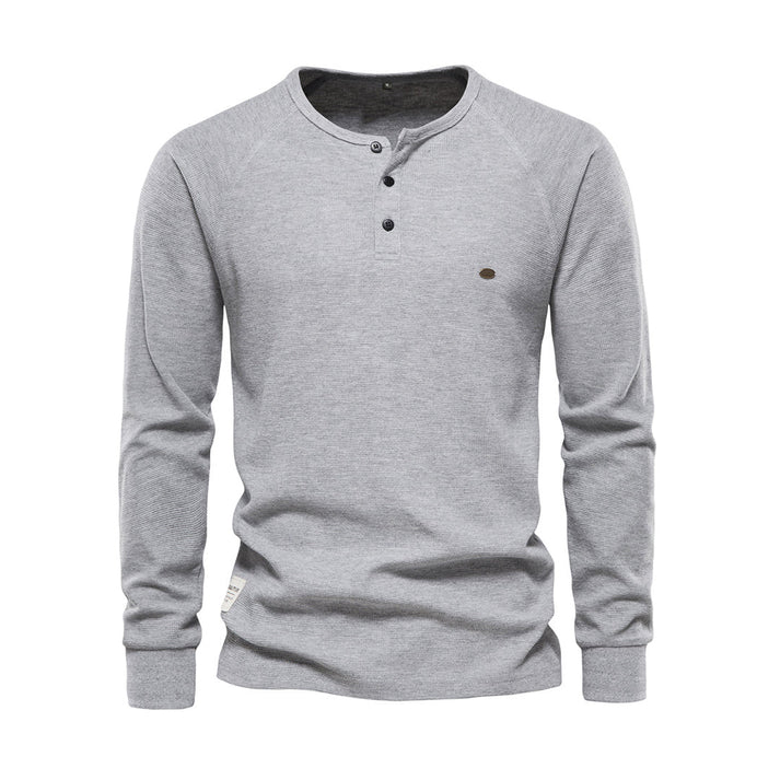 Olivier -  Klassieke Henley Trui voor Heren