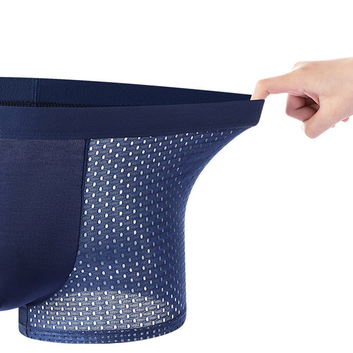 Peter | Ademend Mesh Boxershorts voor Mannen - 4 Stuks