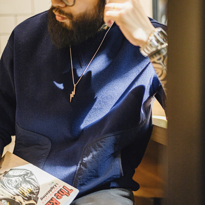 Raymond | Stijlvolle Patchwork Sweatshirt met Zakken voor Heren