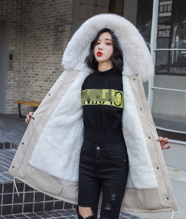 Reina | Warme Winterjas met Luxe Bontkraag voor Stijlvolle Dames