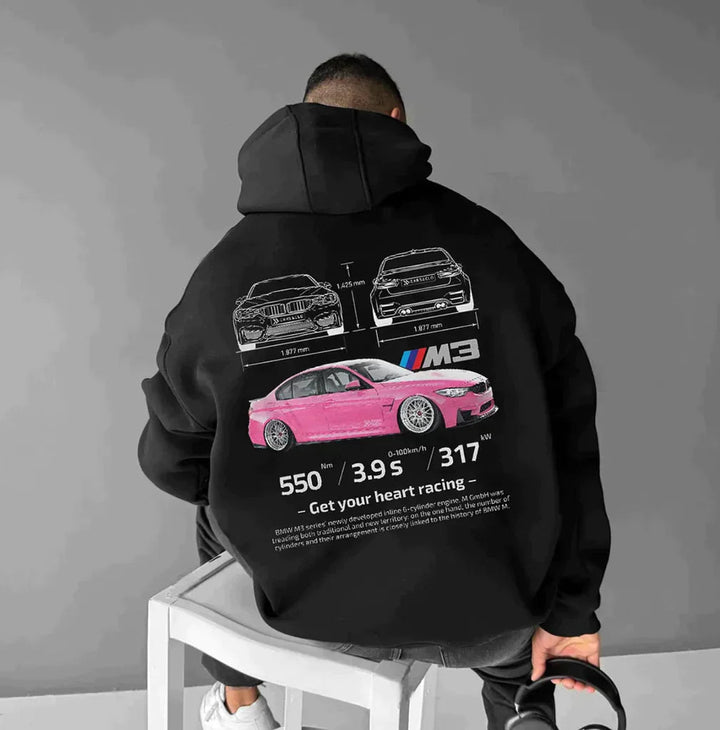 Riv  - Stijlvolle Hoodie voor Avontuurlijke Automobilisten