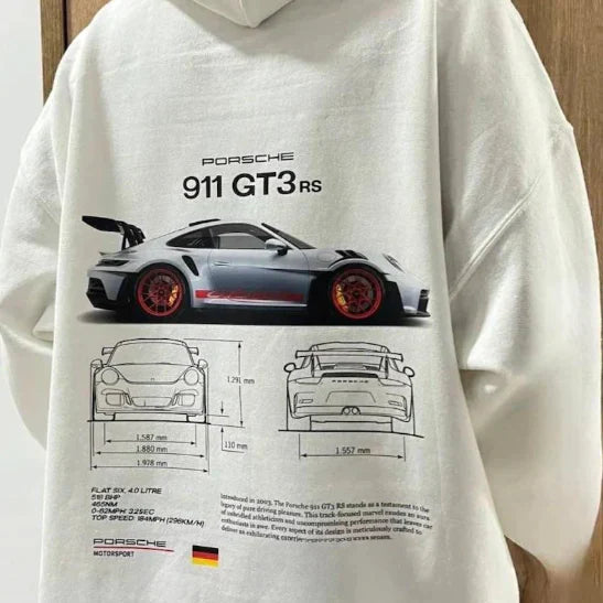 Riv  - Stijlvolle Hoodie voor Avontuurlijke Automobilisten