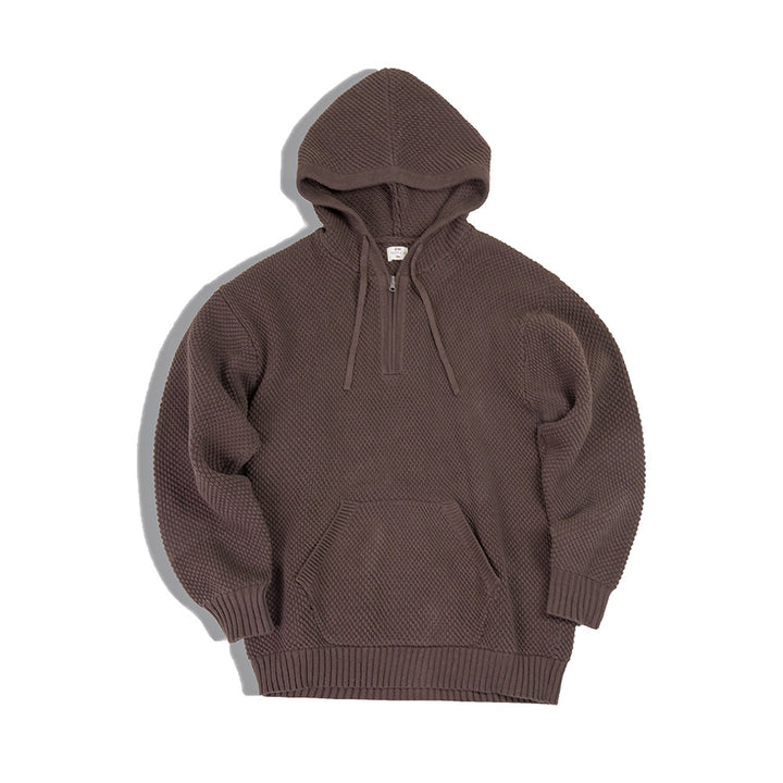 Robert | Stijlvolle Gebreide Hoodie met Capuchon en Zak