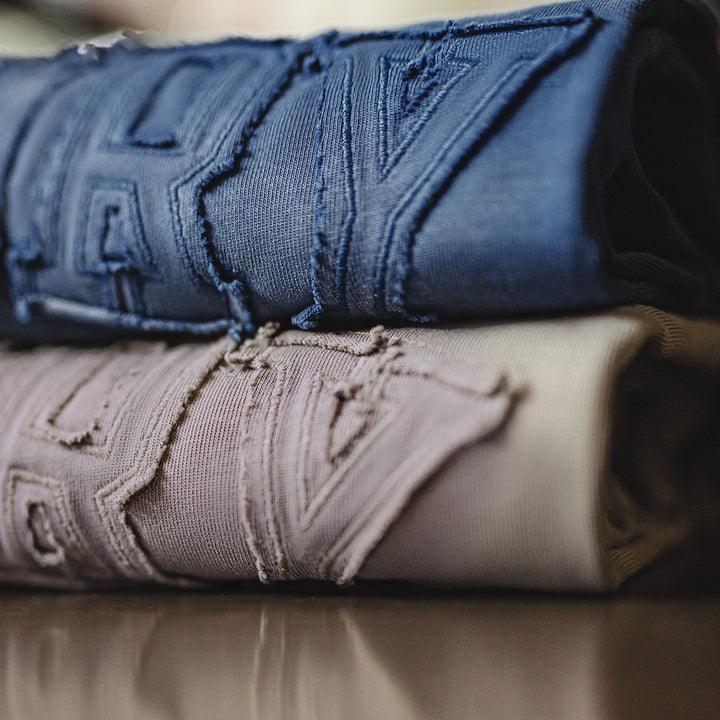 Romeo | Vintage Letter Patch Gradient Kleur Hoodie