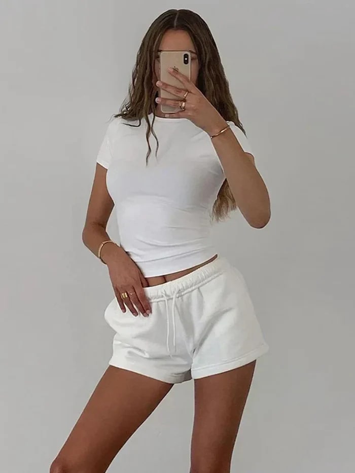 Rose | Elegant Getailleerd T-Shirt voor Dames