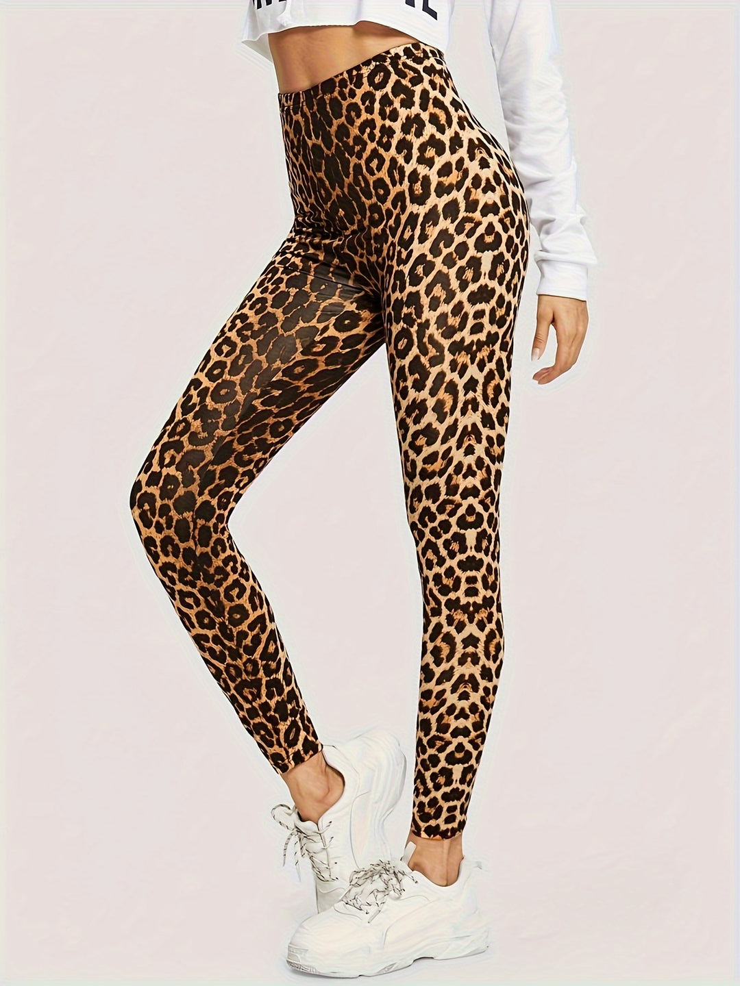 Roxanne | Hoge Taille Luipaardprint Legging - Comfortabel & Elastisch voor Dagelijks Gebruik