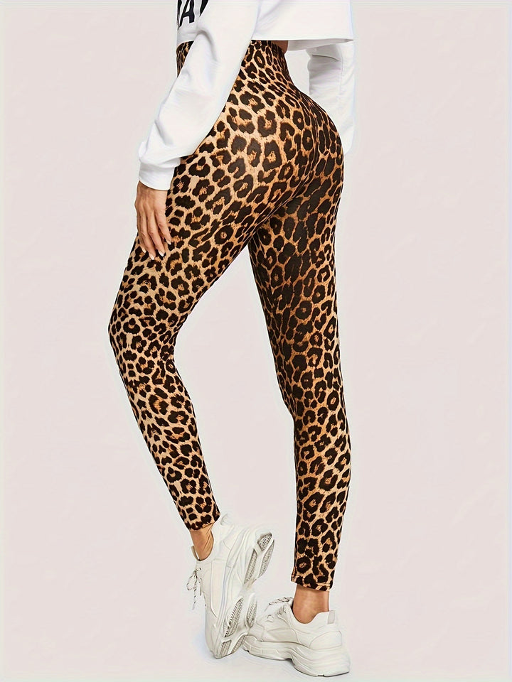 Roxanne | Hoge Taille Luipaardprint Legging - Comfortabel & Elastisch voor Dagelijks Gebruik