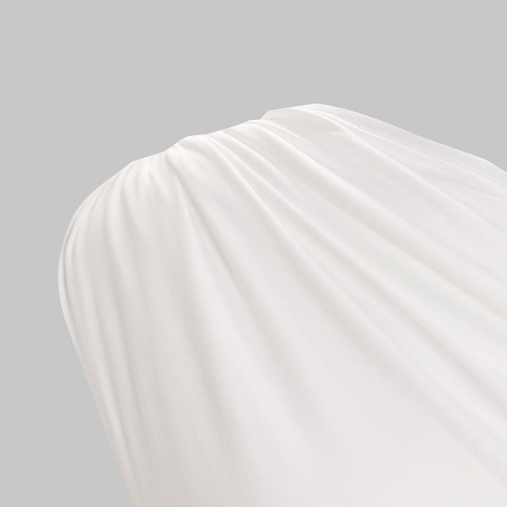 Roxanne | Elegante Eendeschouder Jurk met Ruches
