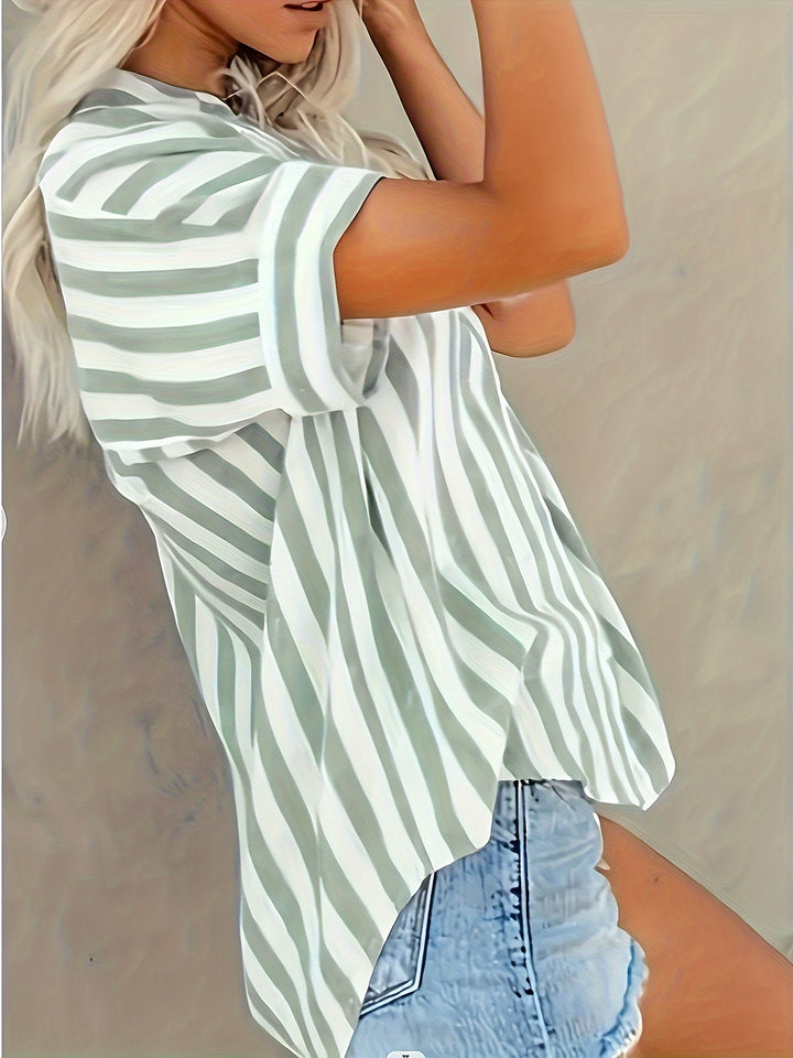 Ruby | Casual Strepen Blouse voor Dames