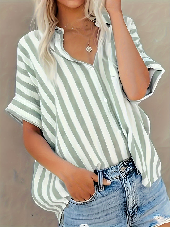 Ruby | Casual Strepen Blouse voor Dames