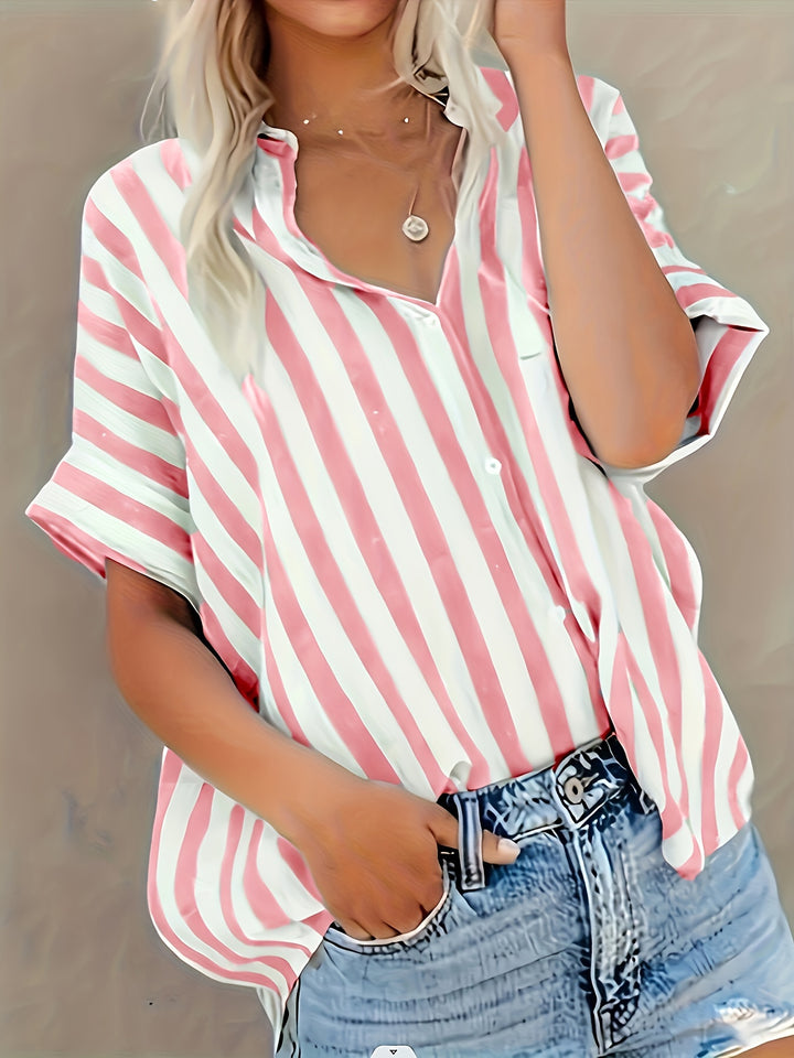 Ruby | Casual Strepen Blouse voor Dames