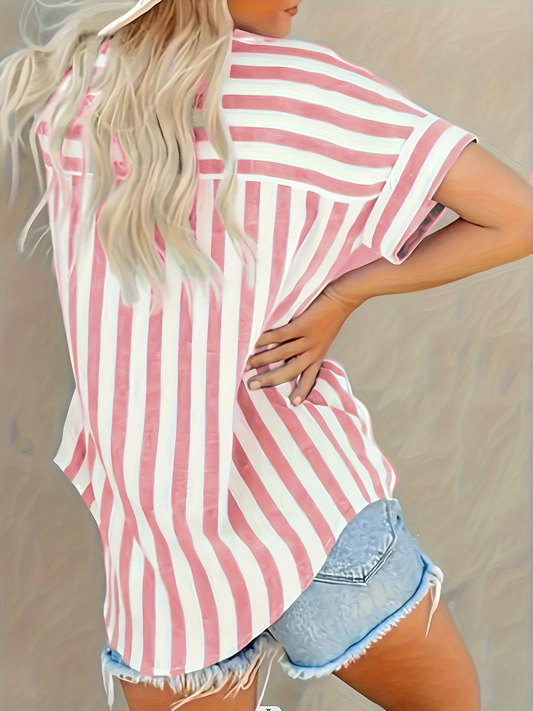 Ruby | Casual Strepen Blouse voor Dames