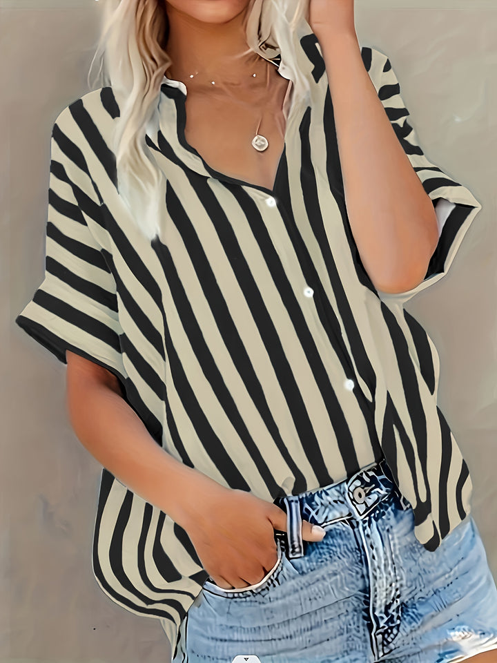 Ruby | Casual Strepen Blouse voor Dames