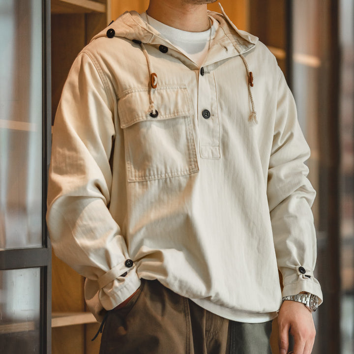 Ryan | Stijlvolle Outdoor Hoodie met Functionele Details