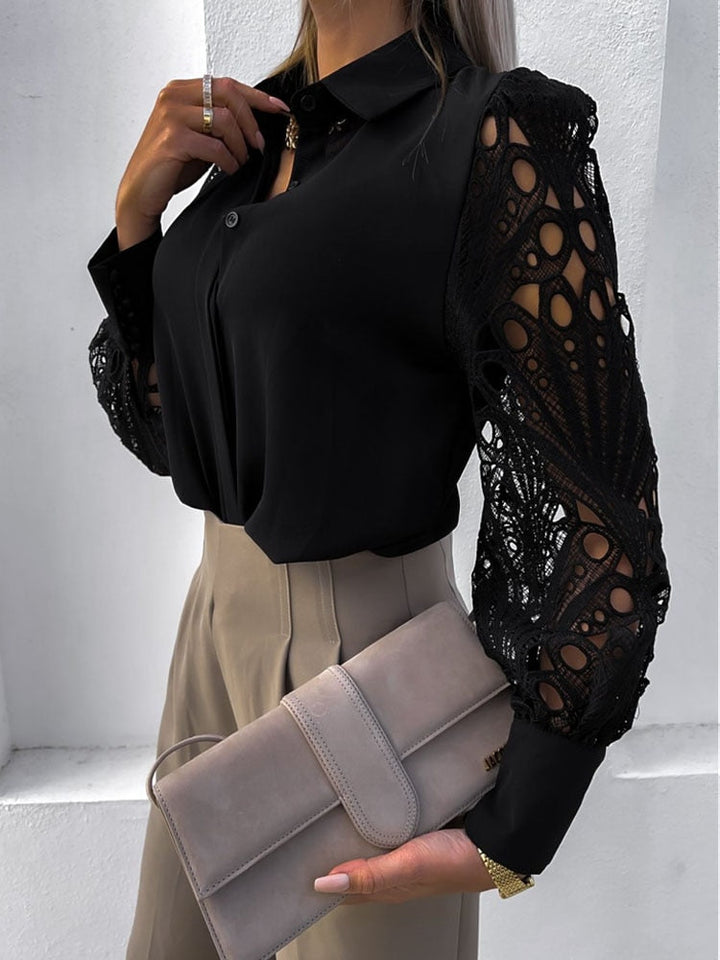 Mace - Blouse met Kant voor Dames