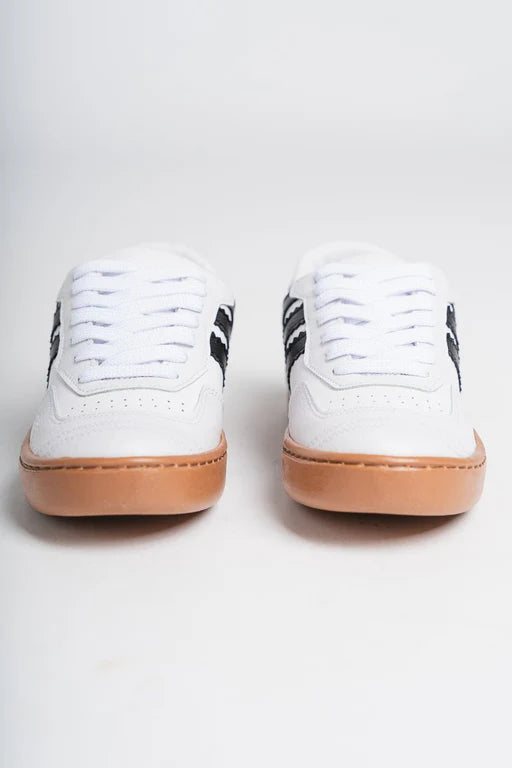 Sportieve sneaker wit en zwart