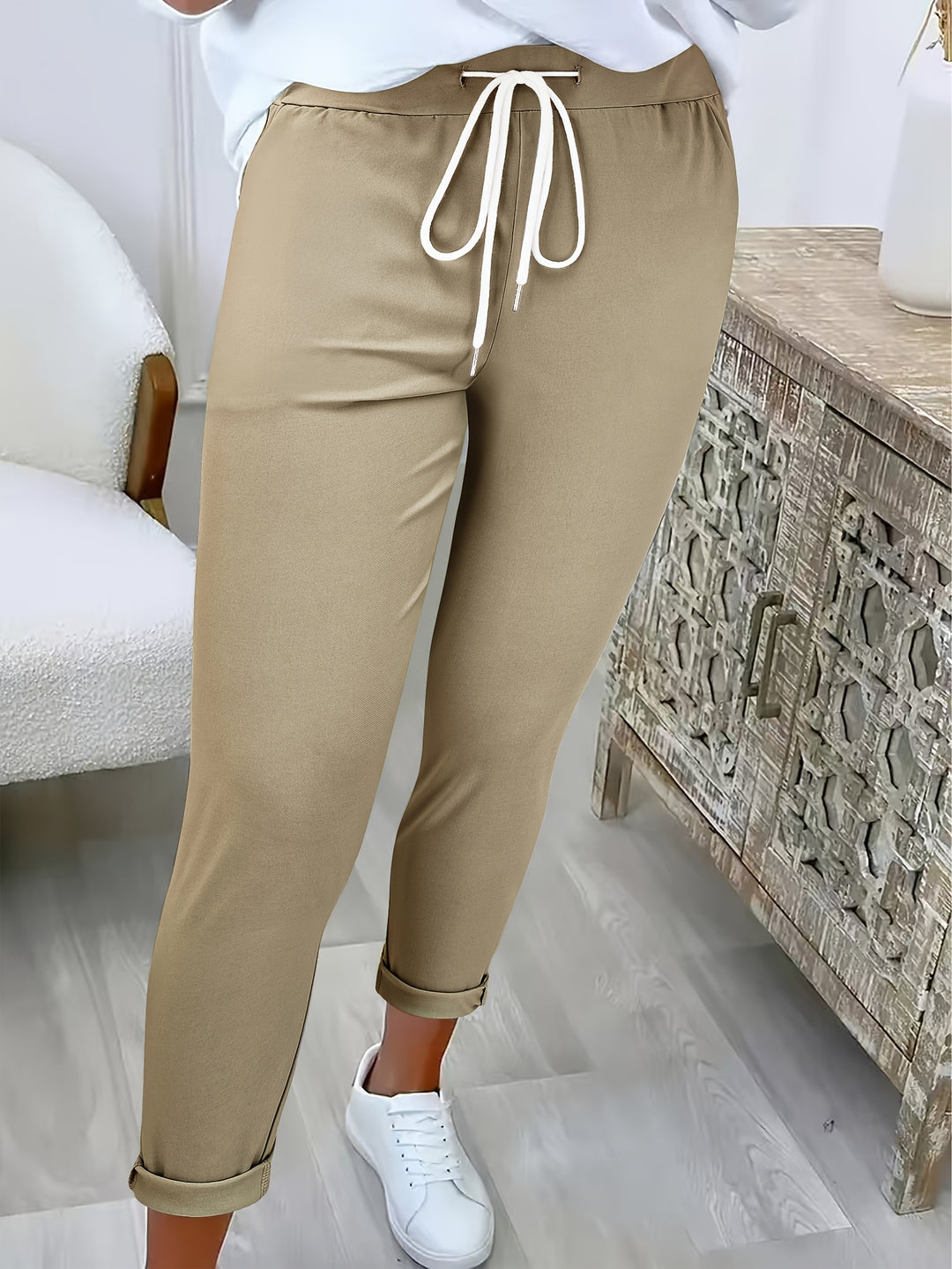 Sariyah | Dames Joggingbroek met Trekkoord en Zakken