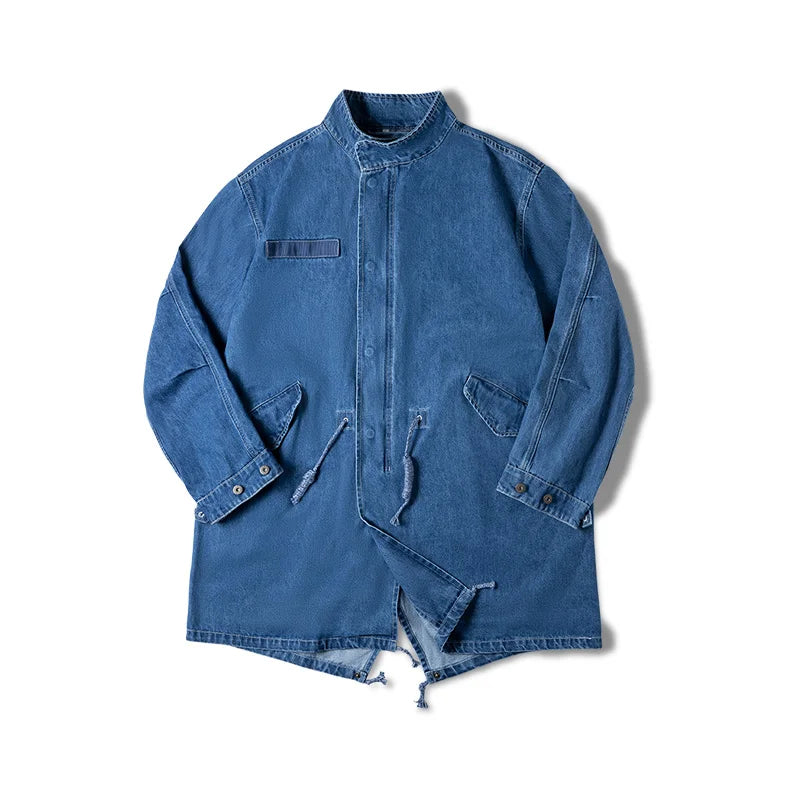 Sean | Vintage Denim Fishtail Parka voor Heren