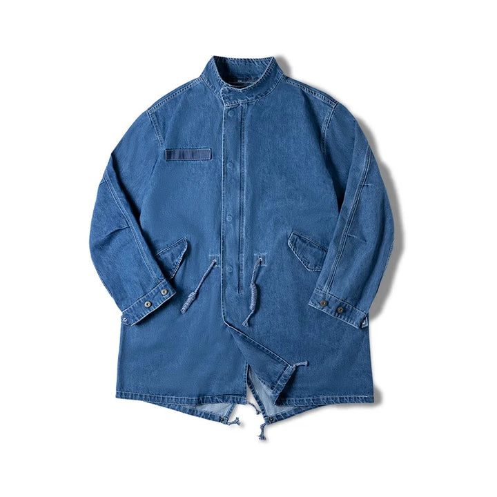 Sean | Vintage Denim Fishtail Parka voor Heren
