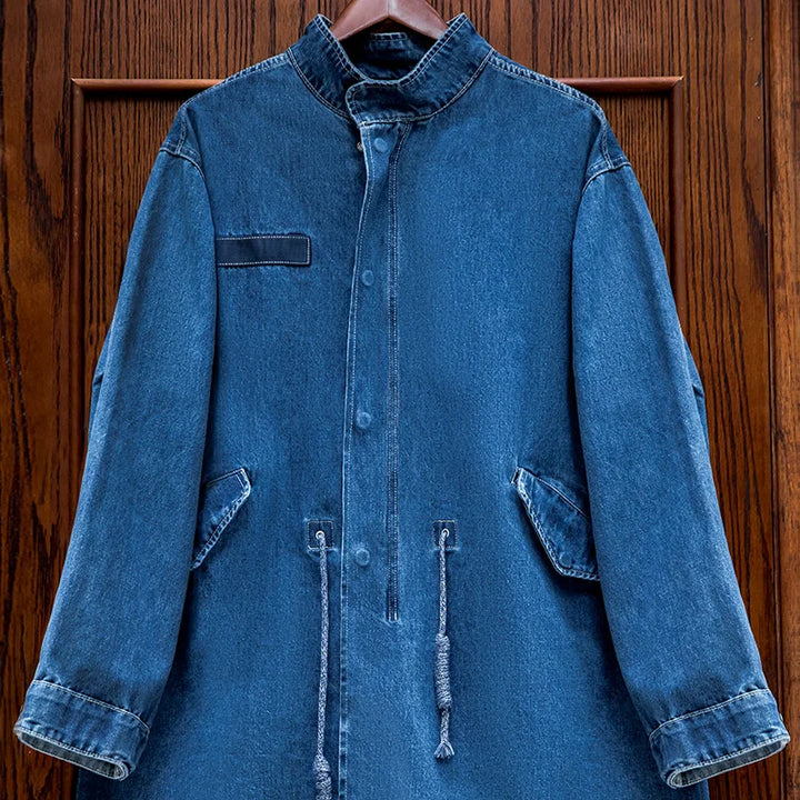 Sean | Vintage Denim Fishtail Parka voor Heren