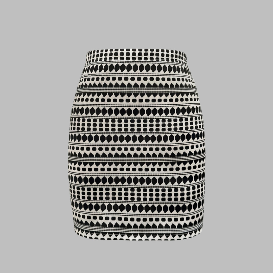 Selina | Chique Rok met Overal Print voor Dames