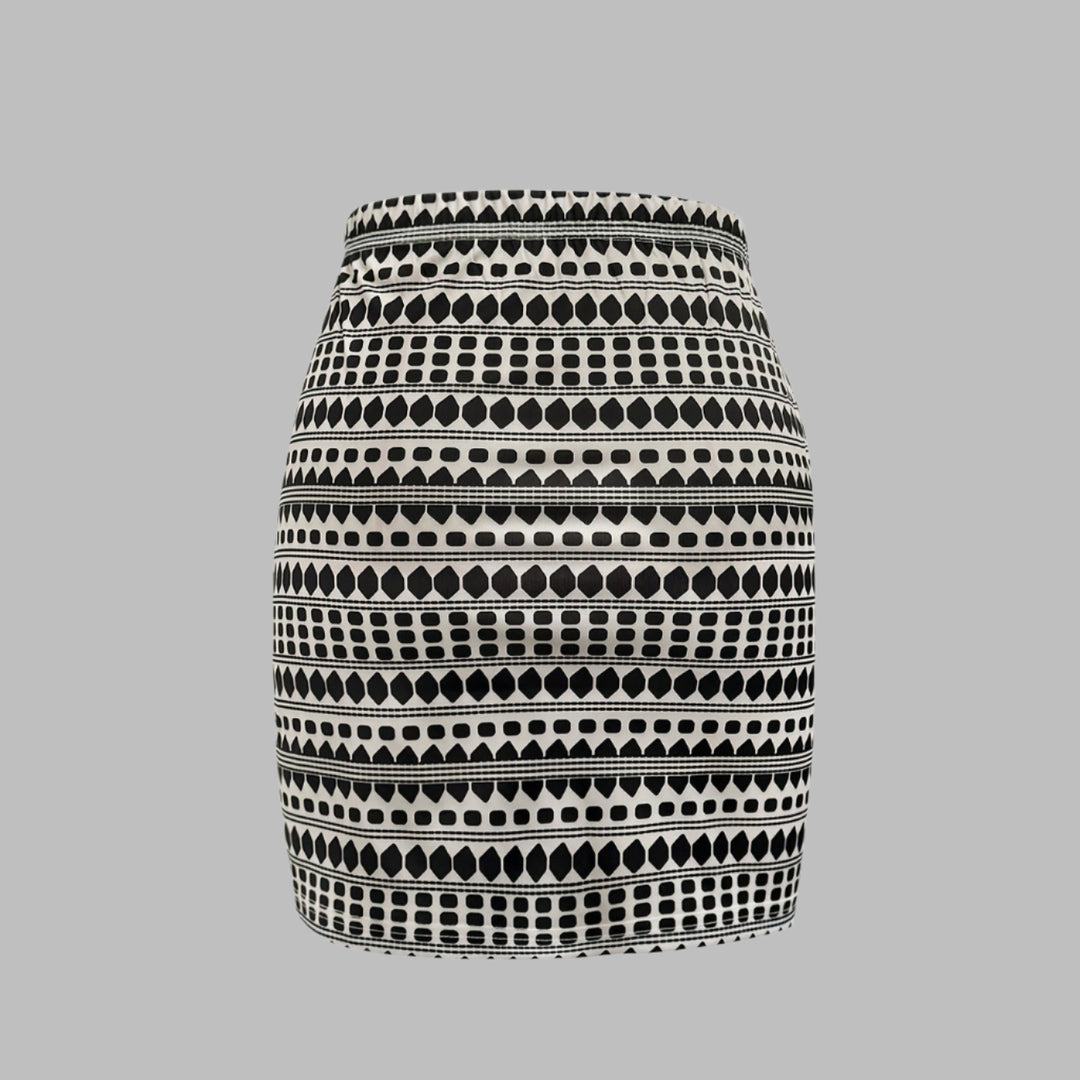 Selina | Chique Rok met Overal Print voor Dames