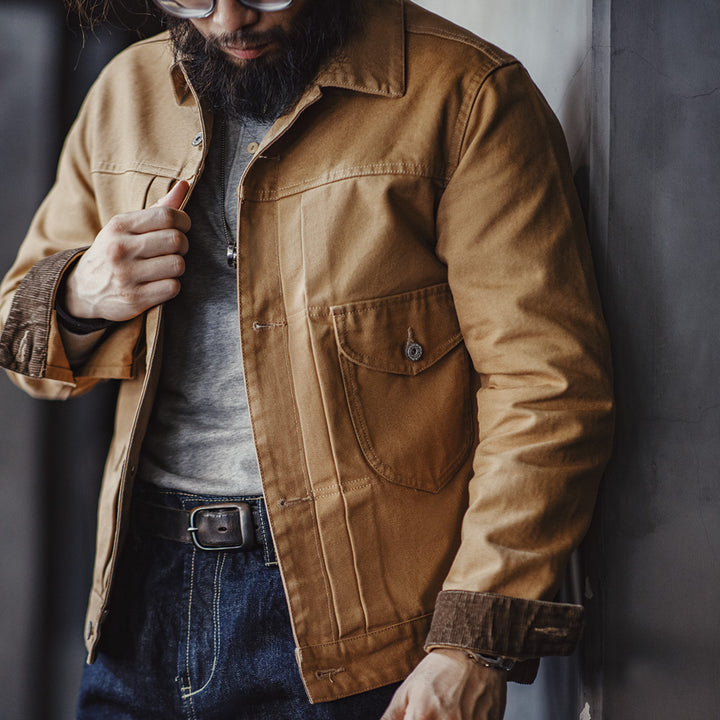 Seth | Vintage Werkjack met Stoere Retro Look