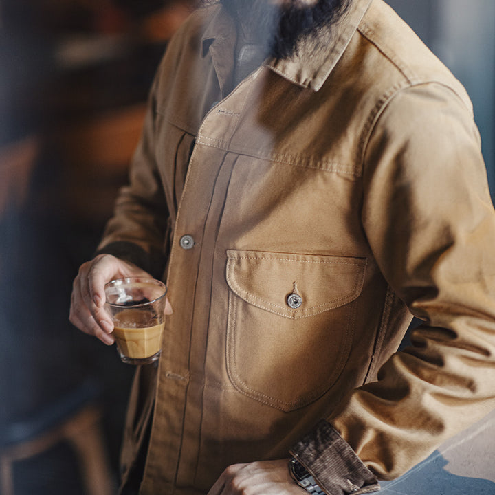 Seth | Vintage Werkjack met Stoere Retro Look