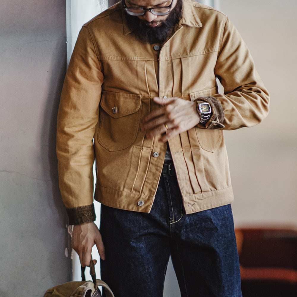 Seth | Vintage Werkjack met Stoere Retro Look