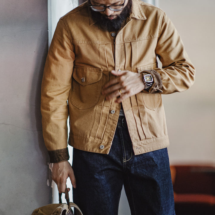 Seth | Vintage Werkjack met Stoere Retro Look