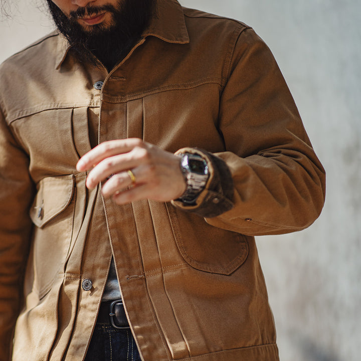 Seth | Vintage Werkjack met Stoere Retro Look