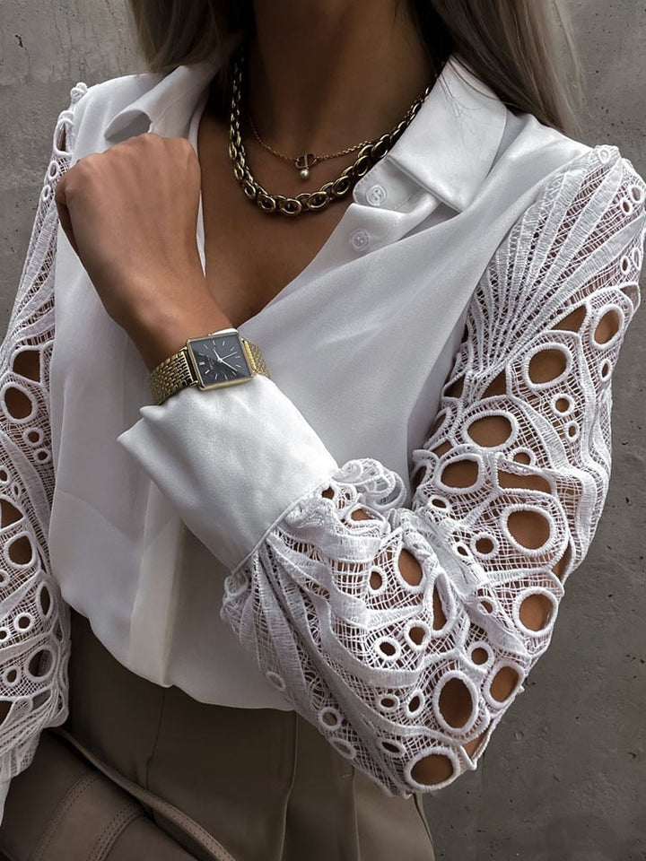 Mace - Blouse met Kant voor Dames