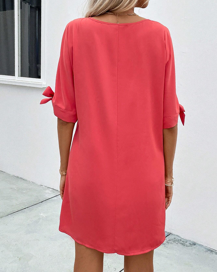 Shelby | Stijlvolle Tuniekjurk met Strikdetails