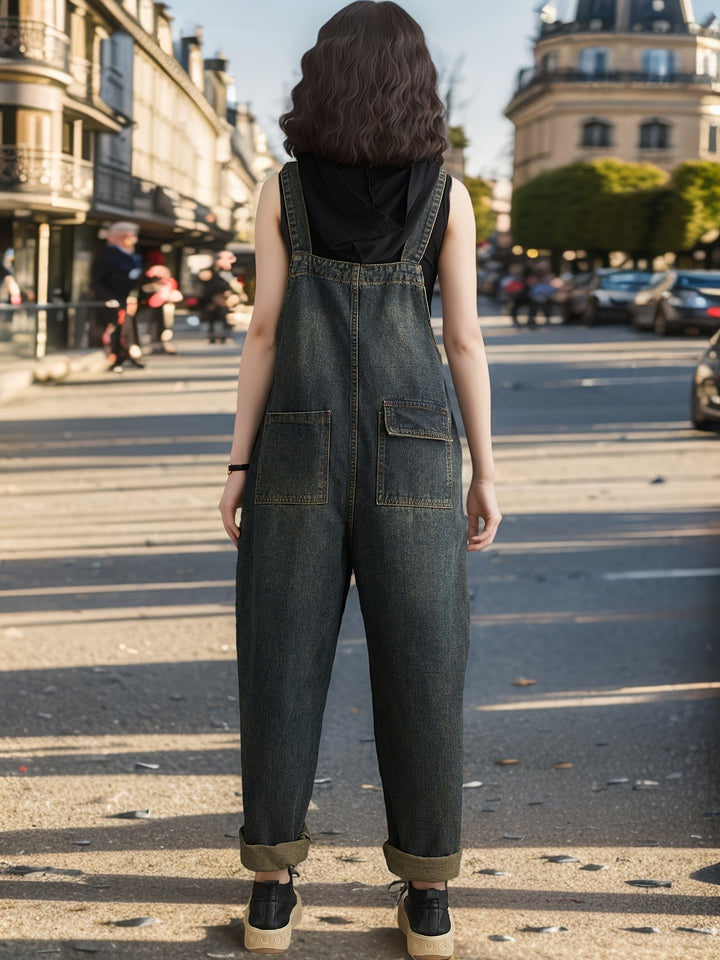 Stacey | Stijlvolle Draagbare Denim Overalls