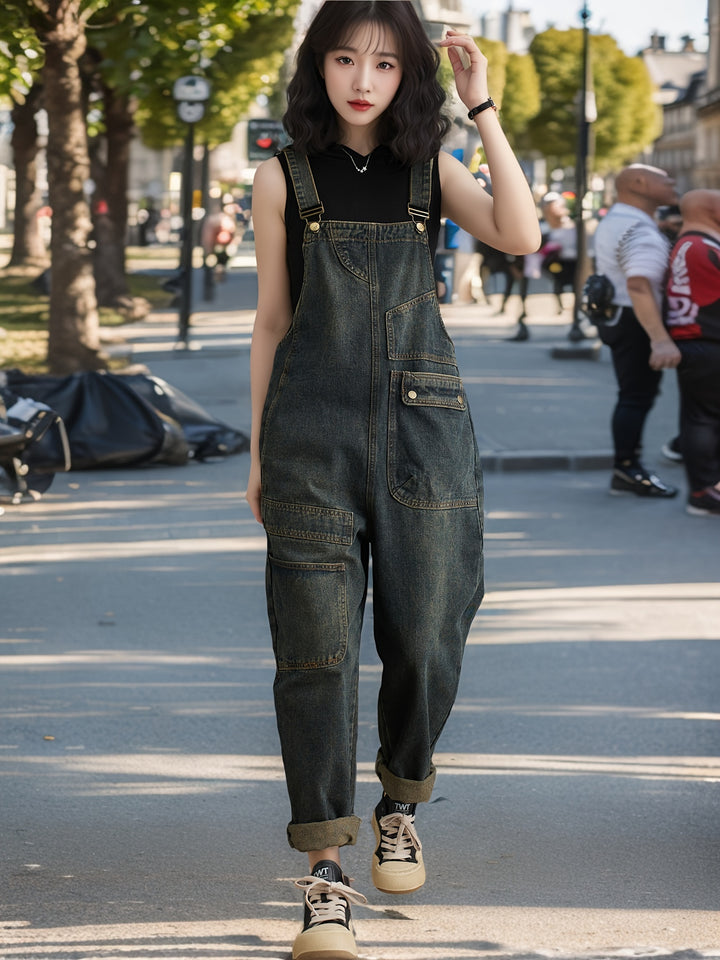 Stacey | Stijlvolle Draagbare Denim Overalls