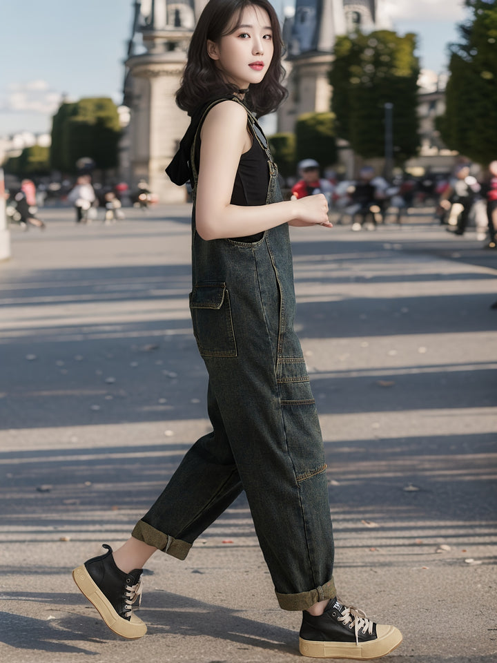 Stacey | Stijlvolle Draagbare Denim Overalls