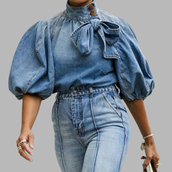 Juuwls - Denim Spijkerstof Blouse