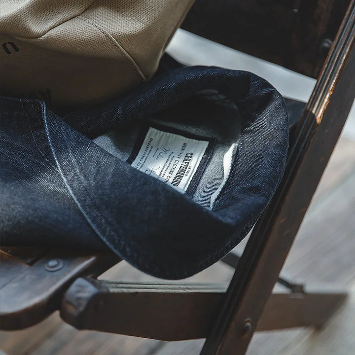 Steven | Vintage Denim Werkjas voor Mannen met Knopen