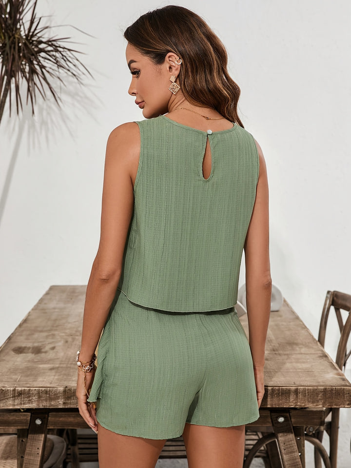 Tess | Elegante Tweedelige Zomer Set met Speelse Lagen