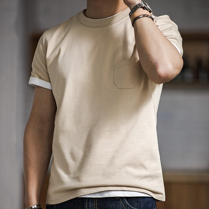 Theo | Vintage Zwaargewicht Oversize T-shirt voor Mannen