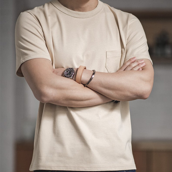 Theo | Vintage Zwaargewicht Oversize T-shirt voor Mannen