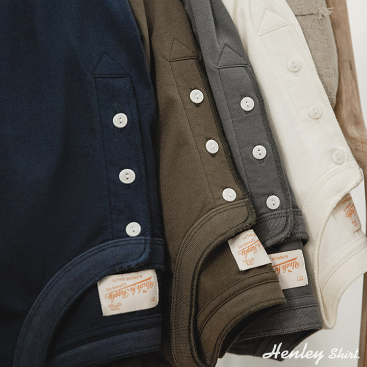 Thomas | Henley T-shirt voor heren | Casual en stijlvol