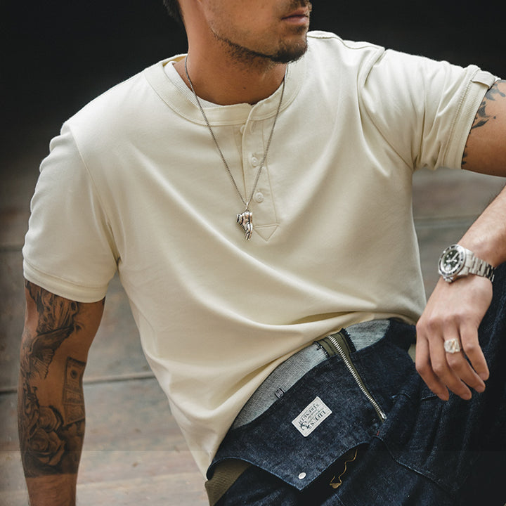 Thomas | Henley T-shirt voor heren | Casual en stijlvol