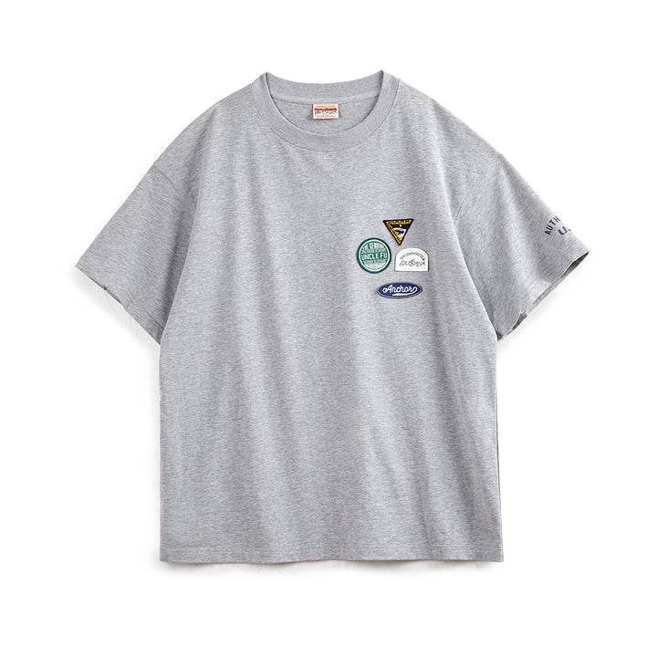 Travis | Casual T-Shirt met Emblemen voor Mannen